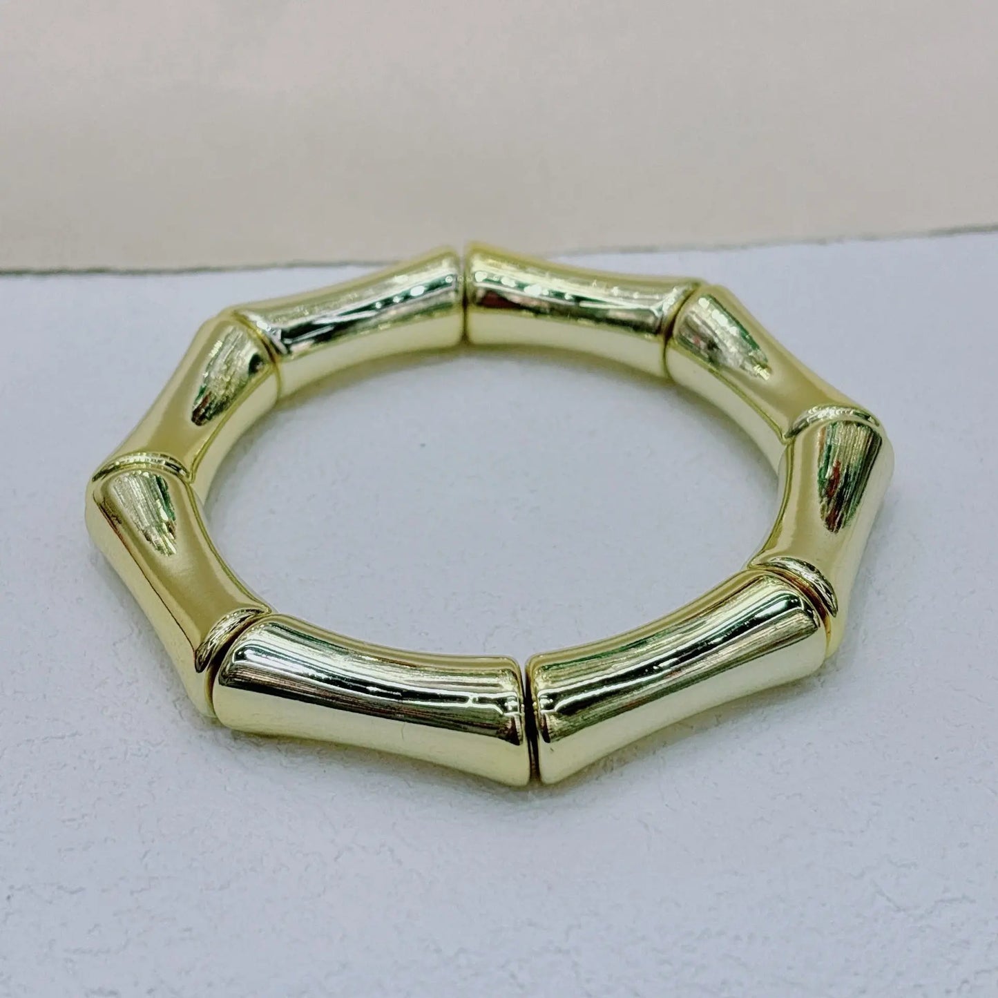 Bamboo Tube Beads Women's Fashion Colored Beads Acrylic Bracelet WOMEN'S CHOICE