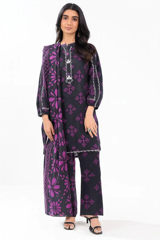 bold purple floral & geometric WOMEN'S CHOICE