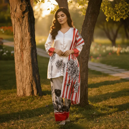 white kurti WOMEN'S CHOICE