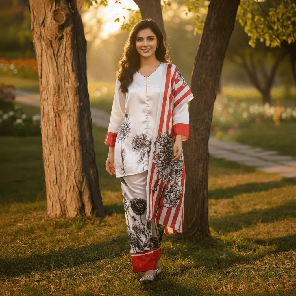 white kurti WOMEN'S CHOICE